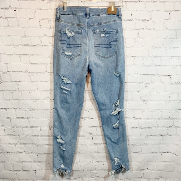 American Eagle Jeans Destroyed curvy hi rise jegging - Picture 2 of 7